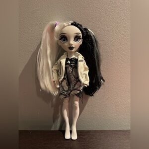 Rainbow High Shadow High Heather Grayson Grayscale Doll Series 1 Jacket Dress